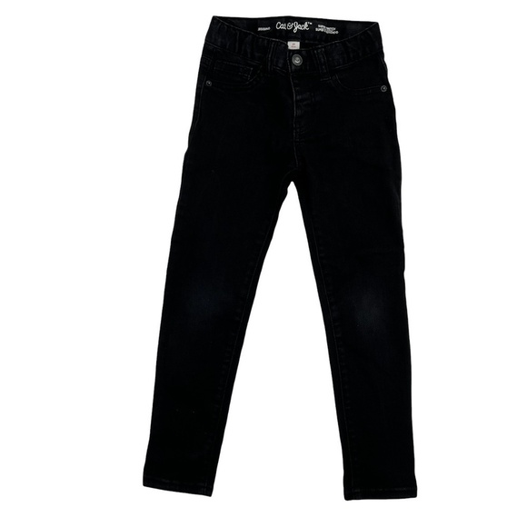 Cat & Jack' Black Super Stretch Skinny Jeggings Size 5T - Picture 1 of 8